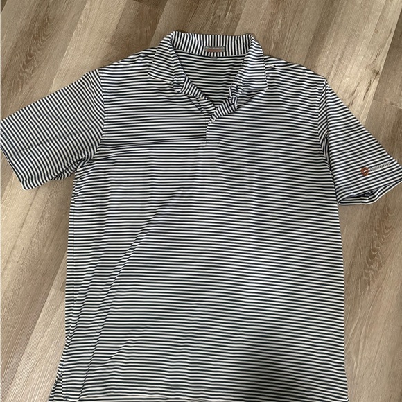 Peter Millar Other - Peter Millar Blue and White Striped Polo Shirt. Size XL